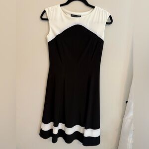 Black and White Women's Dress